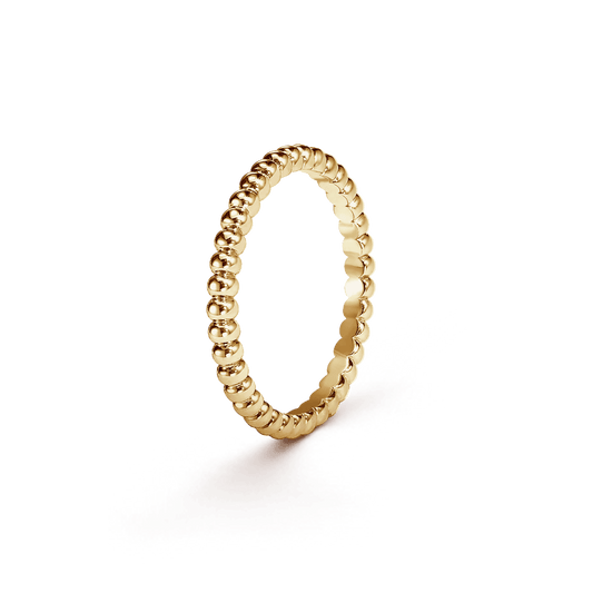 18K Perl̩e Pearls Of Gold Ring