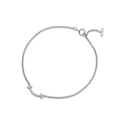 18K Celestial T Smile Diamond Bracelet
