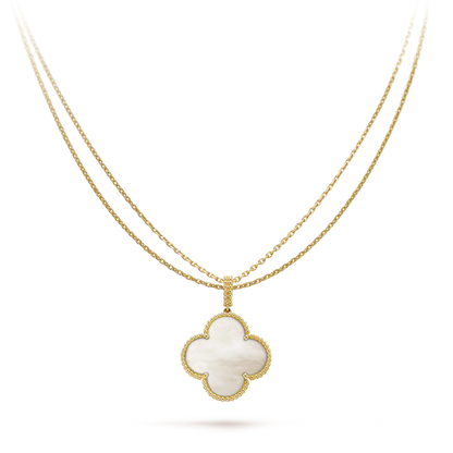 18K Celestial Magic Alhambra One Motif Pearl Necklace