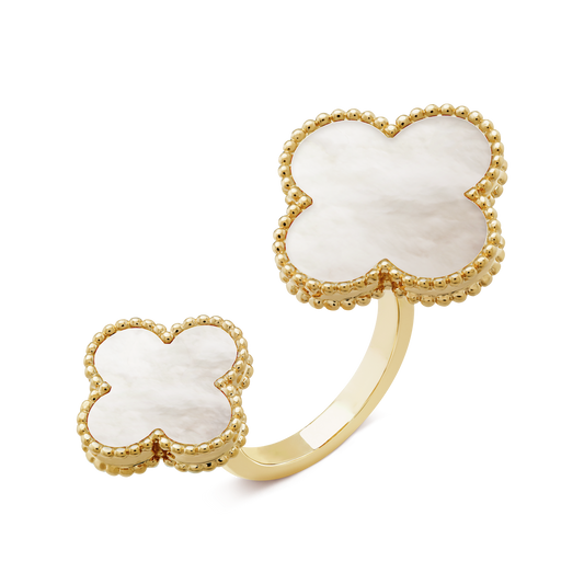 18K Magic Alhambra Pearls Ring