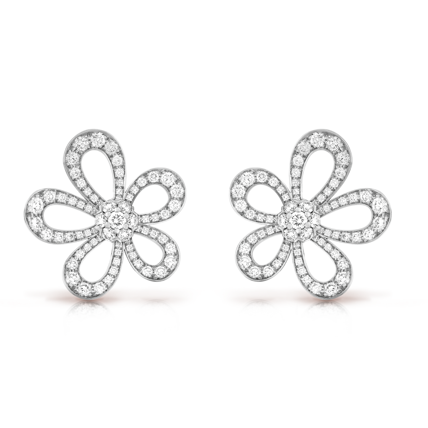 18k Celestial Flowerlace Earrings