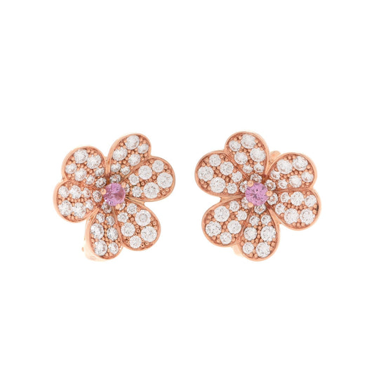 18k Celestial Frivole Pink Sapphire Earrings