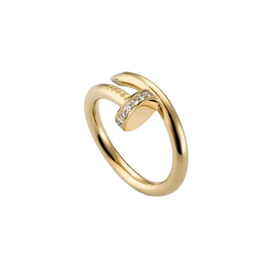 18K Juste Un Clou Diamonds Ring