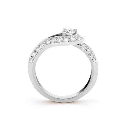 18K Celestial Couture Solitaire Ring