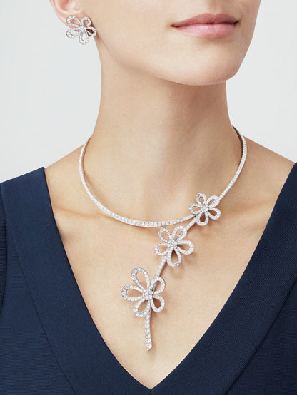 18k Celestial Flowerlace Earrings