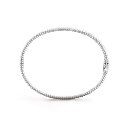 18K Celestial Perl̩e Diamonds One Row Bracelet