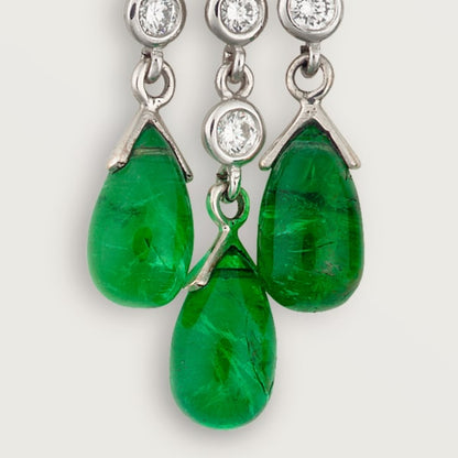 18K Celestial Panth̬re De Diamond Earrings