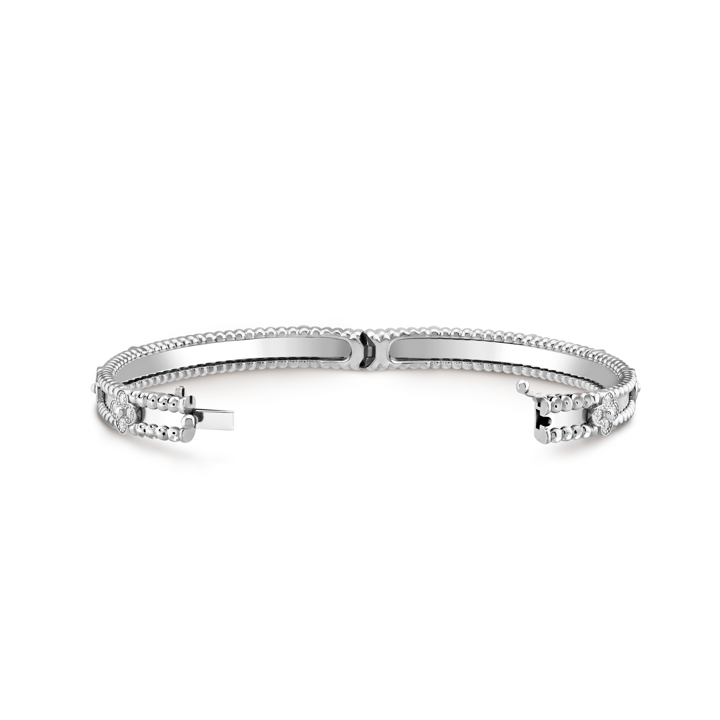 18K Celestial Perl̩e Sweet Clovers Small Bracelet