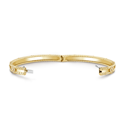 18K Celestial Perl̩e Sweet Clovers Small Bracelet