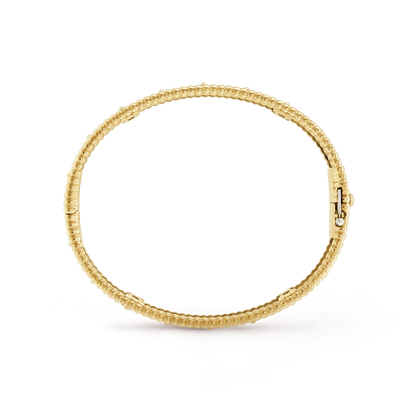 18K Celestial Perl̩e Clovers Bracelet