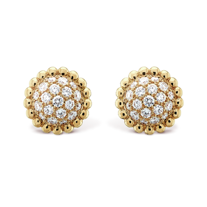 18K Celestial Perl̩e Diamonds Earrings