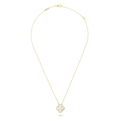 18K Celestial Vintage Alhambra Pendant Clover Necklace