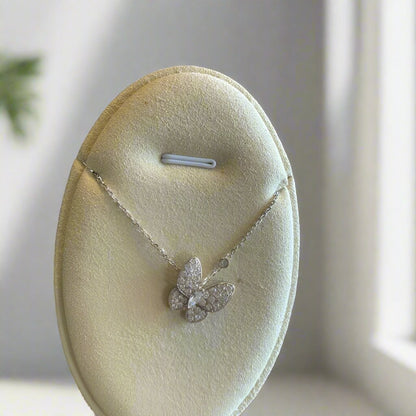 18K Celestial Two Butterfly Necklace