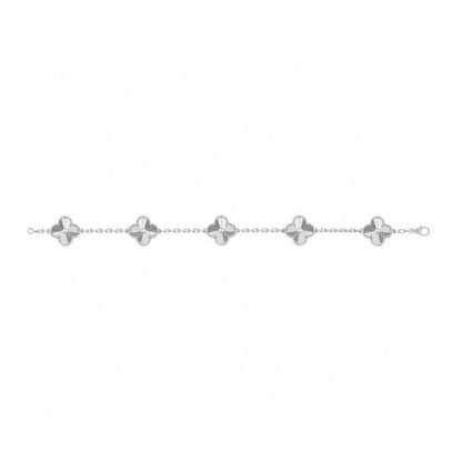 18K Celestial Vintage Alhambra Five Motifs Clover Bracelet