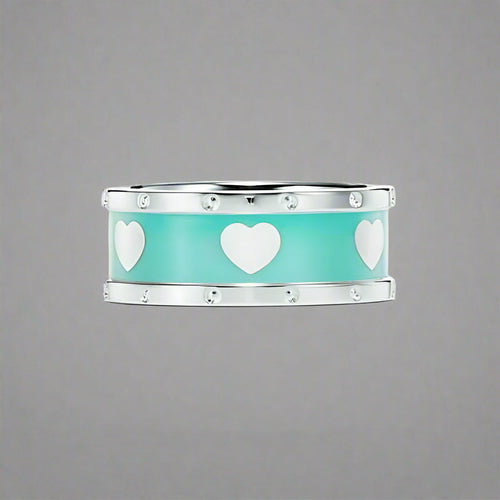 18K Celestial T Love Heart Ring