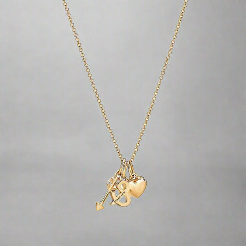 18K Celestial T Wine and Dine Pendant Necklace