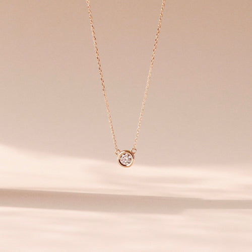 ELVORIA Stella Star Necklace – 18K Gold Plated 925 Sterling Silver