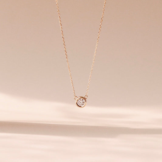 ELVORIA Stella Star Necklace – 18K Gold Plated 925 Sterling Silver