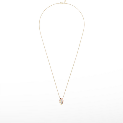 18K Celestial Trinity Cushion Diamond Necklace