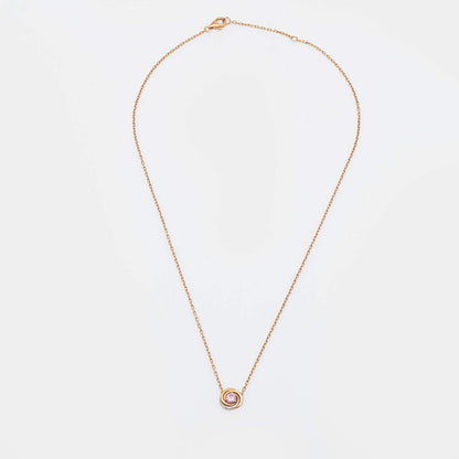 18K Celestial Trinity Pink Sapphire Necklace