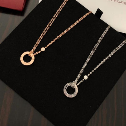 18K Celestial Love Diamond Necklace
