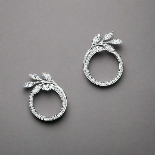 18K Celestial T Victoria Diamonds Earrings