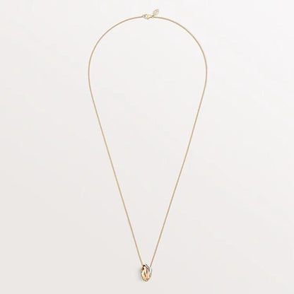 18K Celestial Trinity Cushion Necklace