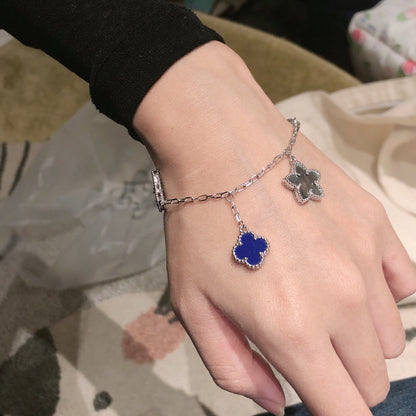 18K Celestial Sweet Alhambra Four Motifs Bracelet