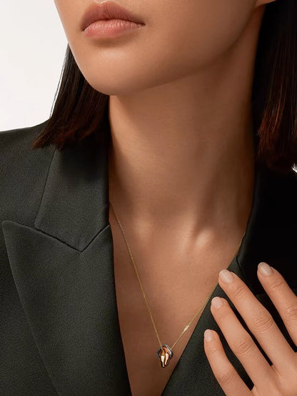 18K Celestial Trinity Cushion Necklace
