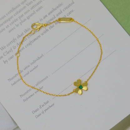 18K Celestial Frivole Emerald Bracelet