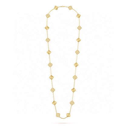 18K Celestial Vintage Alhambra 20 Motifs Long Necklace