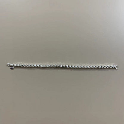18K Celestial T Venetian Link Bracelet