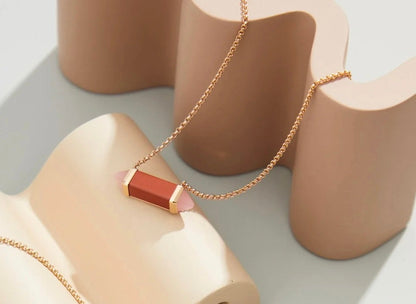 18K Celestial Les Berlingots De Pink Necklace
