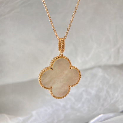 18K Celestial Magic Alhambra One Motif Pearl Necklace