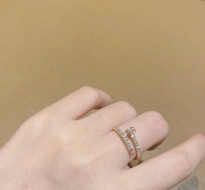 18K Celestial Juste Un Clou Diamond Ring