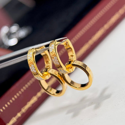 18K Celestial Love Diamond Earrings
