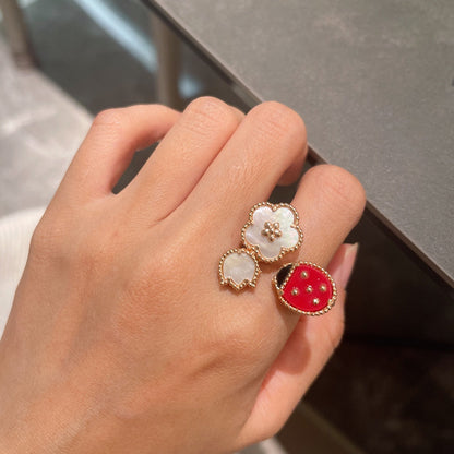 18K Celestial Lucky Spring Ring